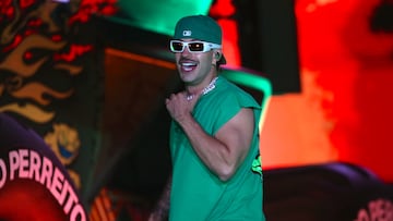 SANTIAGO, CHILE - MARCH 15: Feid performs during day 1 of Lollapalooza 2024 at Parque Cerrillos on March 15, 2024 in Santiago, Chile. (Photo by Marcelo Hernandez/Getty Images)