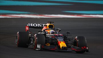 33 VERSTAPPEN Max (nld), Red Bull Racing Honda RB16B, action during the Formula 1 Etihad Airways Abu Dhabi Grand Prix 2021, 22th round of the 2021 FIA Formula One World Championship from December 10 to 12, 2021 on the Yas Marina Circuit, in Yas Island, Abu Dhabi - Photo Antonin Vincent / DPPI
 AFP7 
 10/12/2021 ONLY FOR USE IN SPAIN