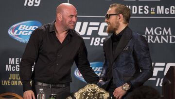 Dana White definirá el futuro de McGregor este fin de semana