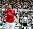 Giroud recupera el liderato para el Arsenal ante el Newcastle