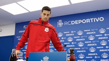 Vicente Gómez reconoce estar feliz en A Coruña