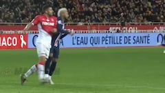El empujón de Maripán que hizo explotar a Neymar en Francia