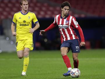 João Félix dirigió el ataque del Atlético.