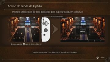 Ophilia puede guiar a NPCs