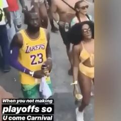 El LeBron que arrasa en Carnaval: no puede estar más logrado