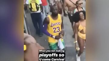 El LeBron que arrasa en Carnaval: no puede estar más logrado
