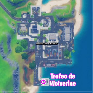 Ubicación del trofeo de Wolverine
