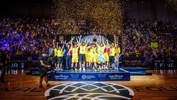 El Iberostar Tenerife, ganador de la Champions.