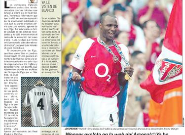Cuando Henry y Vieira ¡®fueron¡¯ del Madrid