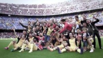 El Atlético estrena 'Coraje y Corazón', documental de la Liga