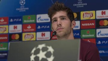 05/11/18 Milan Rueda de prensa Sergi Roberto Champions
Internazionale de Milano vs FC Barcelona