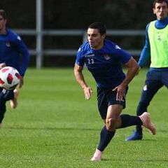 Sangalli trabaja con el grupo por primera vez desde el ictus