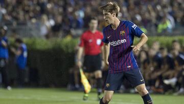 Juan Miranda en el partido ante el Tottenham