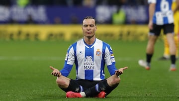 13/02/22 PARTIDO PRIMERA DIVISION 
 Espanyol v FC Barcelona 
 Raul de Tomas (11) RCD Espanyol 2-1 GOL ALEGRIA