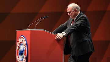 Uli Hoeness, presidente de honor del Bayern.