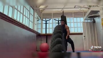 Rush muestra una pequeña parte de su sesión de entrenamiento