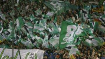 Ultras del Betis en una imagen de archivo.