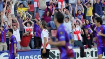 <b>LA CLAVE, EN CASA. </b>El Huesca ha sumado ya 22 puntos en su campo.