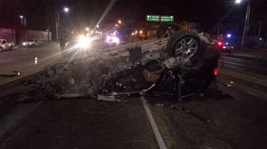 Árbitros mexicanos sufren grave accidente automovilístico