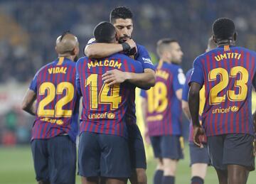 ??MALCOM ANOTA EL SEGUNDO!! ?Remat¨® de cabeza llegando desde atr¨¢s en el ¨¢rea peque?a un buen¨ªsimo centro desde la derecha de Arturo Vidal!