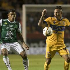 El color de los cuartos de final de vuelta entre Tigres y León