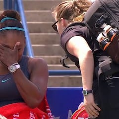 Escenas que son oro: Serena, rota tras lesionarse y llega su rival y ocurre la magia
