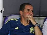 Andre Soares Jardine head coach of America during the 15th round match between Mazatlan FC and America as part of the Liga BBVA MX, Torneo Apertura 2025 at El Encanto Stadium, on October 24, 2025 in Mazatlan, Sinaloa, Mexico.