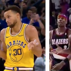 Curry imitó a Jordan tras clavar uno de sus 11 triples