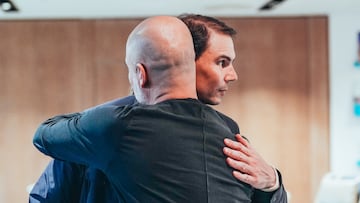 La visita de Nadal a Guardiola: “Es uno de los deportistas más increíbles de la historia”