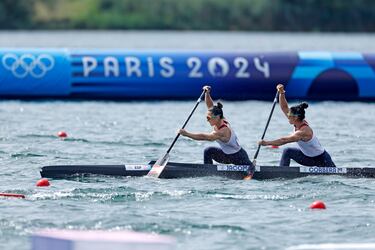 Que final más difícil para las españolas Jácome y Corbera. Aunque han salido con potencia y han llegado a estar terceras, el final se ha endurecido mucho y han caído hasta la sexta posición y serán diploma olímpico. 