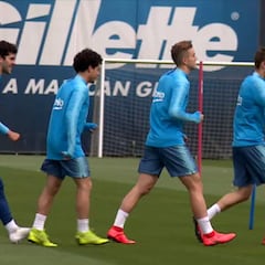 Sesión de recuperación con la Liga en el bolsillo