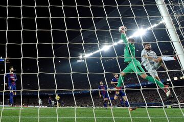 Marc-Andre Ter Stegen y Olivier Giroud.