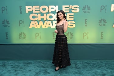 Rachel Zegler durante la alfombra roja de los Choice Awards 2024 celebrados en The Barker Hangar (Santa Mónica). 