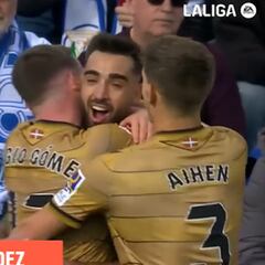 Kubo, Sergio Gómez y Brais: la jugada de la Real Sociedad de una belleza excelsa