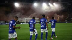 BOGOTÁ. Abril 24 de 2022. Millonarios enfrenta a Santa Fé en juego válido por la fecha 17 de la Liga BetPlay I en el estadio Nemesio Camacho el Campín. (Colprensa - Camila Díaz)