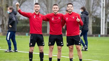 Oier Sanjurjo, Torres y Jony en Tajonar.