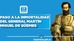 ¿Por qué es feriado el lunes 15 de junio en Argentina?