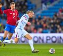 Haaland, tres partidos sin marcar con Noruega