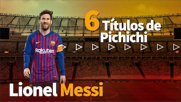 Lionel Messi consigue su sexto título de Pichichi