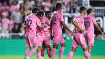 Inter Miami recibi¨® a New York RB en la Semana 11 por la MLS 2025 y consigui¨® una victoria de la mano de Messi, Su¨¢rez, entre otros. Megan Briggs/Getty Images/AFP (Photo by Megan Briggs / GETTY IMAGES NORTH AMERICA / Getty Images via AFP)