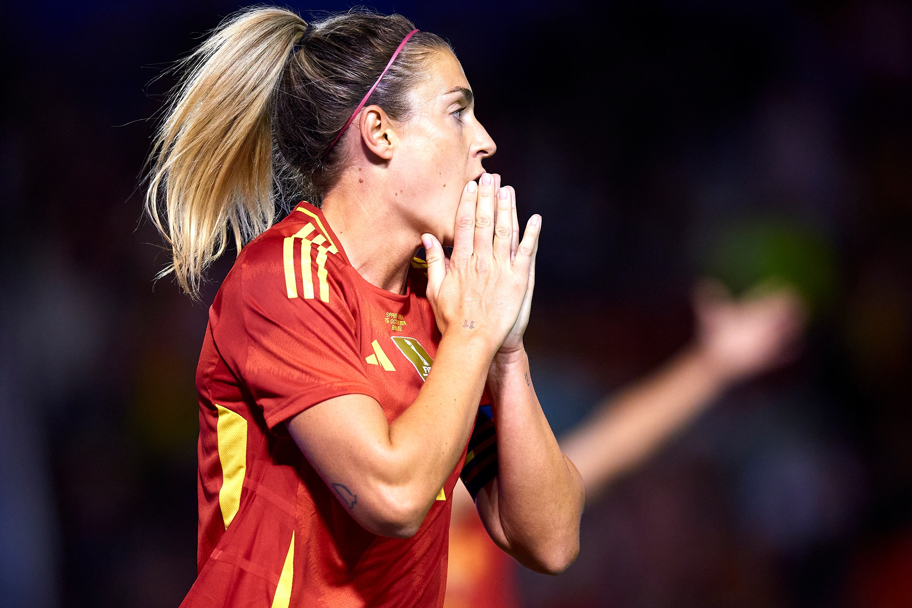25/10/24 Amistoso Femenino Badajoz Estadio Francisco de la Hera Selección Española España - Canadá Alexia Butellas Tragedia