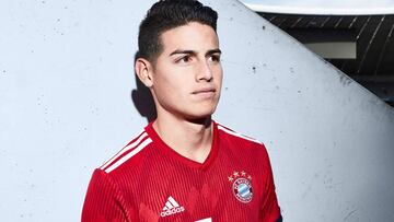 James, referente del Bayern en lanzamiento de nueva camiseta