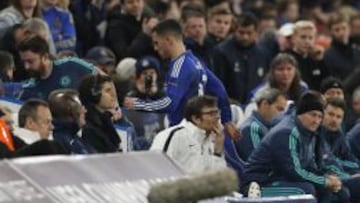 Hazard se retira del Chelsea-PSG