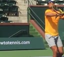 Lo nunca visto: Rafa Nadal se entrena con gafas de sol