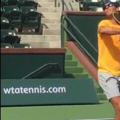 Lo nunca visto: Rafa Nadal se entrena con gafas de sol