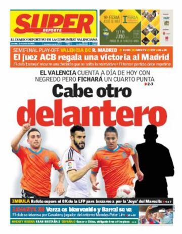 Portadas de la prensa deportiva