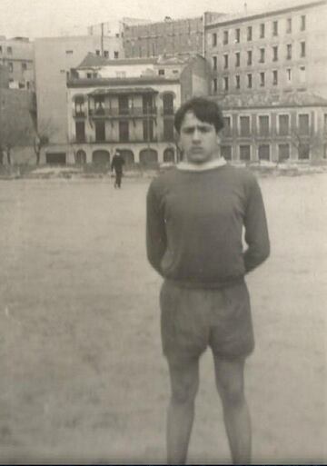 Manuel Hernández jugó en el Borondo, el equipo más popular de Vallecas después del Rayo.