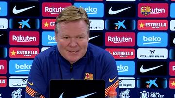 Koeman: "Hay tanta movida con la Superliga que mejor no opinar"