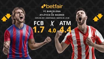 FC Barcelona vs. Atlético de Madrid: horario, dónde ver, pronósticos y cuadro