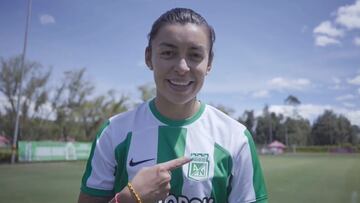 Yoreli Rincón fue oficializada como nueva ju8gadora de Atlético Nacional.